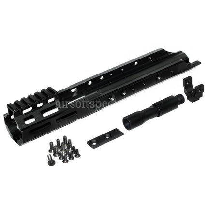 AIRSOFT SPECTER CNC Aluminum 300mm KC Style MREX M-LOK Handguard Rail System For Double Bell BY-805 VFC WE-Tech Tokyo Marui SCAR Series AEG GBB Rifles