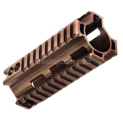 AIRSOFT SPECTER CNC Aluminum 125mm 4-Sides Rail Handguard Rail System For Double Bell BY-805 VFC WE-Tech Tokyo Marui SCAR Series AEG GBB Rifles
