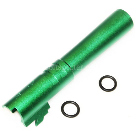 5KU 4.3 Inches CNC Aluminium Outer Barrel +11mm CW for Tokyo Marui Hi-Capa 4.3 GBB Pistols Airsoft