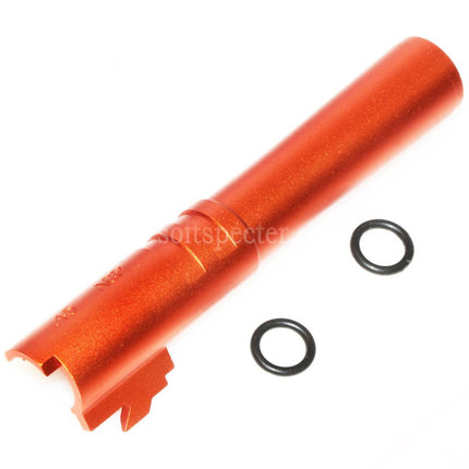 5KU 4.3 Inches CNC Aluminium Outer Barrel +11mm CW for Tokyo Marui Hi-Capa 4.3 GBB Pistols Airsoft