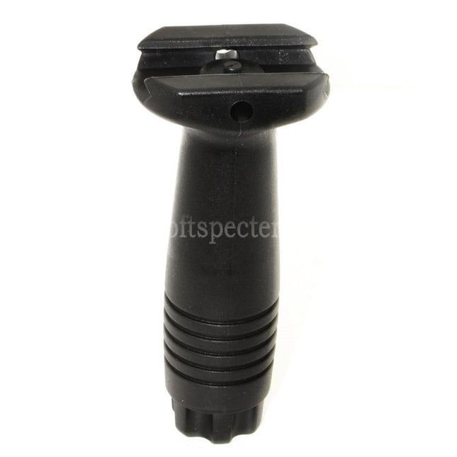 CYMA KAC Style 20mm RIS Rail QD Vertical Foregrip For 20mm Standard Picatinny Rail Black