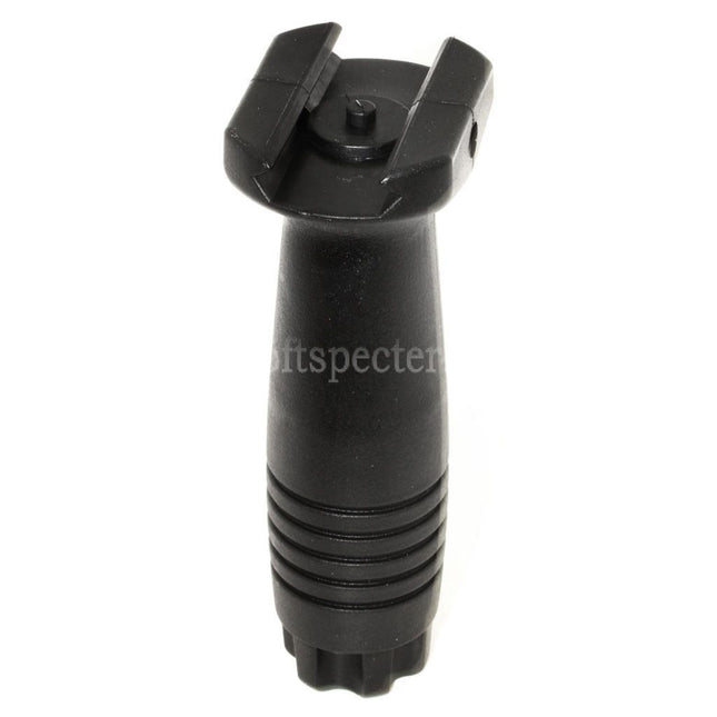CYMA KAC Style 20mm RIS Rail QD Vertical Foregrip For 20mm Standard Picatinny Rail Black