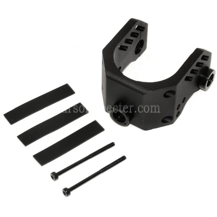 AIRSOFT SPECTER Plaque d'Adaptateur de Sangle de Crosse C Pour Fusils AEG CYMA CM060 Tokyo Marui P90 Noir