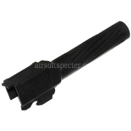 APS EMG 98mm/112mm Fluted Spiral Outer Barrel +12mm CW For APS EMG F1 Firearms BSF Series GBB Pistols Airsoft Black