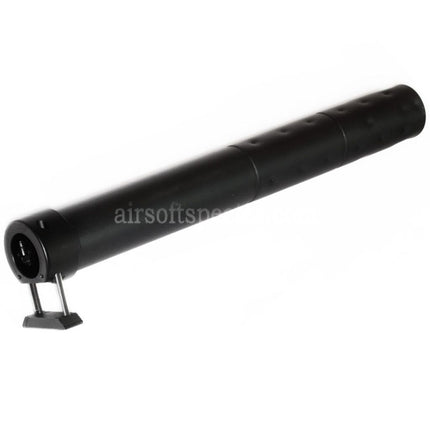AIRSOFT SPECTER 295mm QD Suppressor Silencer For Golden Eagle CYMA SR25 AEG GBB Rifles Airsoft Black
