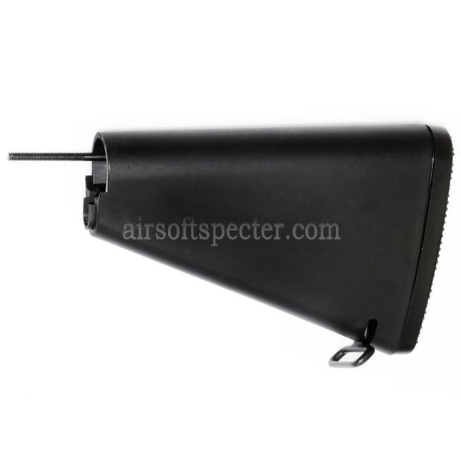 AIRSOFT SPECTER 188mm Short Style Fixed Stock For M4 M16 M16A1 M16A2 Series AEG Rifles Black