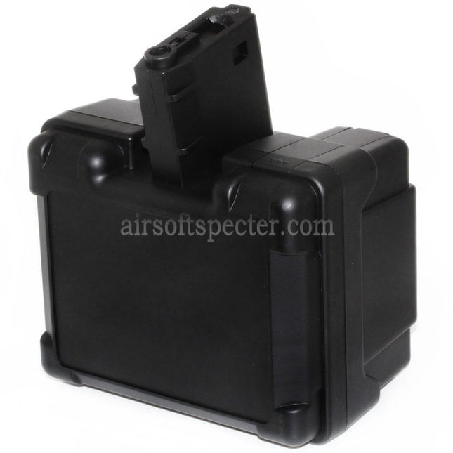 AIRSOFT SPECTER 2600rd Electric Drum Magazine For M4 M16 Series AEG Rifles Black