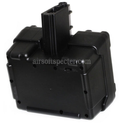 AIRSOFT SPECTER 2600rd Electric Drum Magazine For M4 M16 Series AEG Rifles Black