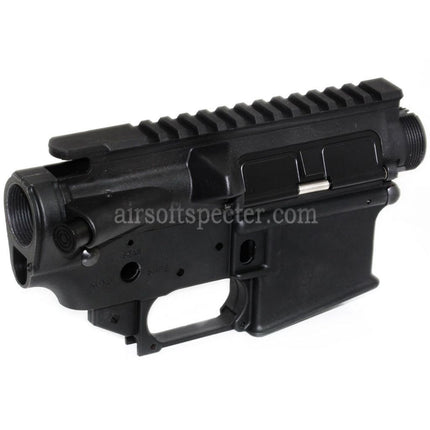 Corps supérieur et inférieur en polymère Golden Eagle pour fusils Airsoft GBB Golden Eagle WA M4 M16 Series JG Noir