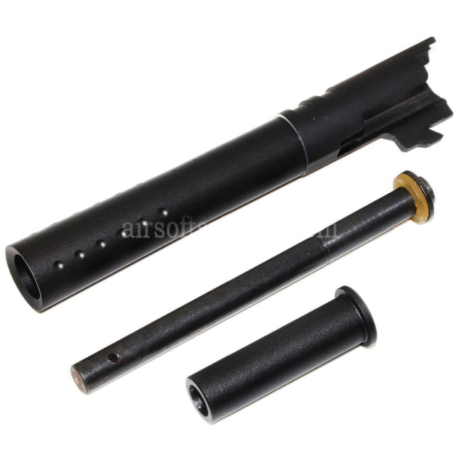 DOUBLE BELL 124mm/128mm V12 Style Outer Barrel Set For DOUBLE BELL ARMY Tokyo Marui 1911 GBB Pistols Airsoft