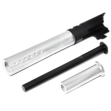 DOUBLE BELL 124mm/128mm V12 Style Outer Barrel Set For DOUBLE BELL ARMY Tokyo Marui 1911 GBB Pistols Airsoft