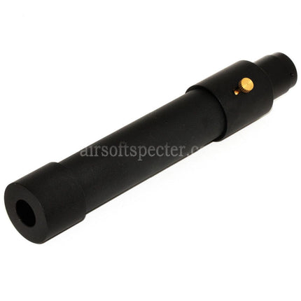 DOUBLE BELL 173mm/203mm x 34mm MPX QD Suppressor Silencer with Flash Hider For -14mm CCW Counter-Clockwise Thread Barrel Rifles Airsoft Black