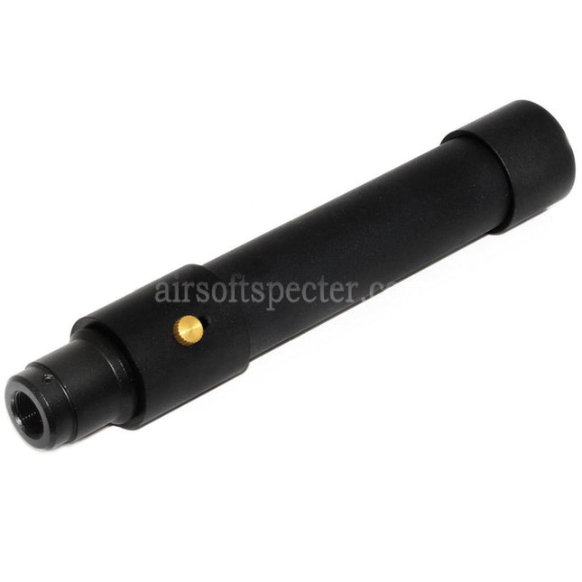 DOUBLE BELL 173mm/203mm x 34mm MPX QD Suppressor Silencer with Flash Hider For -14mm CCW Counter-Clockwise Thread Barrel Rifles Airsoft Black