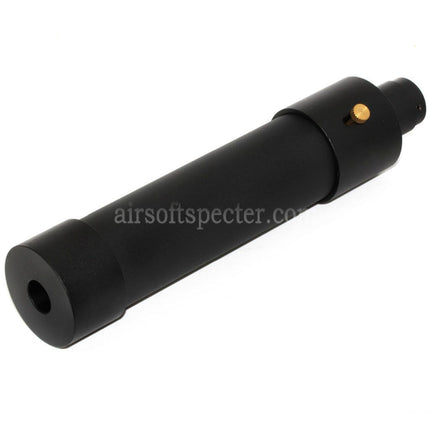 DOUBLE BELL 184mm/214mm x 44mm MPX QD Suppressor Silencer with Flash Hider For -14mm CCW Counter-Clockwise Thread Barrel Rifles Airsoft Black