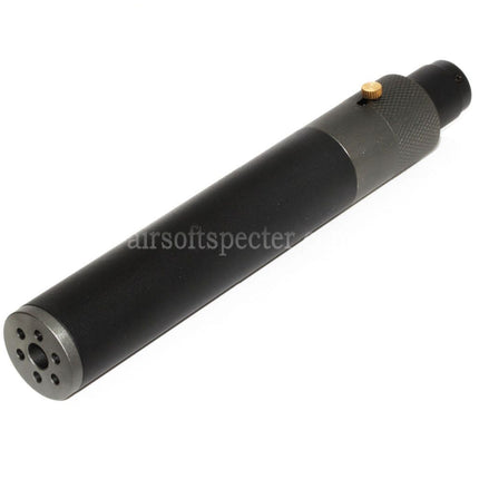 DOUBLE BELL 200mm/230mm x 35mm MPX-M-QD Suppressor Silencer with Flash Hider For -14mm CCW Counter-Clockwise Thread Barrel Rifles Airsoft Black/Grey