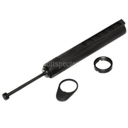 Crosse réglable APS AR (buffer tube) avec système de recul pour pistolet et fusil airsoft APS X1 Xtreme GBox Series GBB Ultimate Noir