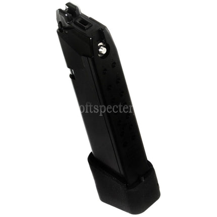 ARMY ARMAMENT 24rd Gas Magazine Thick Base for G17 G18C G34 G35 G-Series GBB Pistols Airsoft Black