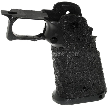 ARMY ARMAMENT Fish Scale Stippled Pistol Grip For R601 TTI Combat Master EMG AW WE Tokyo Marui Hi-Capa Series GBB Pistols Airsoft Black