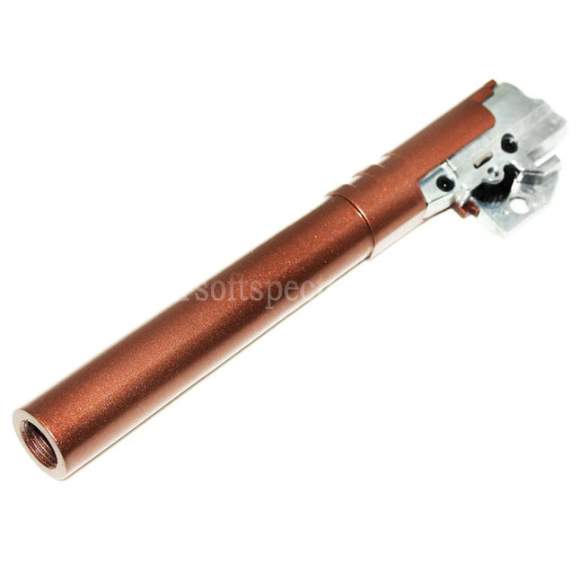 AIRSOFT SPECTER 133mm/136mm Inner Outer Barrel Hop Up Set -12mm CCW Counter-Clockwise For ARMY ARMAMENT R601 TTI Combat Master Tokyo Marui Hi-Capa Series GBB Pistols Bronze