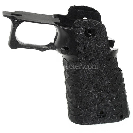 ARMY ARMAMENT Fish Scale Stippled Pistol Grip For R607 DVC Carry EMG AW WE Tokyo Marui Hi-Capa Series GBB Pistols Airsoft Black