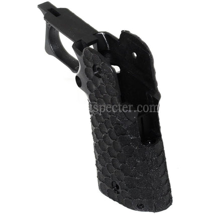 ARMY ARMAMENT Fish Scale Stippled Pistol Grip For R607 DVC Carry EMG AW WE Tokyo Marui Hi-Capa Series GBB Pistols Airsoft Black
