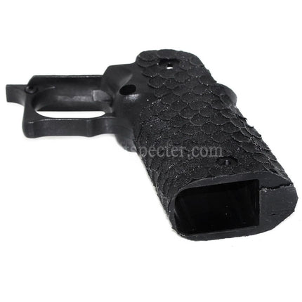 ARMY ARMAMENT Fish Scale Stippled Pistol Grip For R607 DVC Carry EMG AW WE Tokyo Marui Hi-Capa Series GBB Pistols Airsoft Black