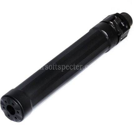 5KU 187mm Ryder 9 MP5 Suppressor Silencer with +12mm CW Clockwise Thread Flash Hider For WE (WE-TECH) MP5 Series AEG SMG Rifles Airsoft