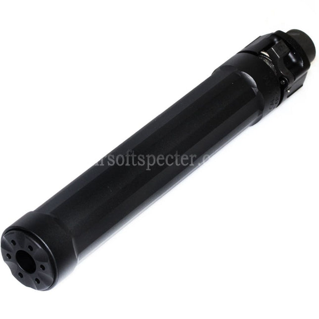 5KU 187mm Ryder 9 MP5 Suppressor Silencer with +12mm CW Clockwise Thread Flash Hider For WE (WE-TECH) MP5 Series AEG SMG Rifles Airsoft