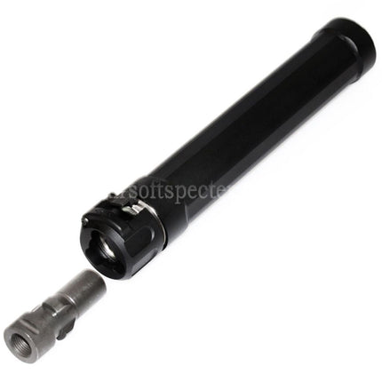 5KU 187mm Ryder 9 MP5 Suppressor Silencer with +12mm CW Clockwise Thread Flash Hider For WE (WE-TECH) MP5 Series AEG SMG Rifles Airsoft