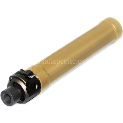 5KU 187mm Ryder 9 MP5 Suppressor Silencer with +12mm CW Clockwise Thread Flash Hider For WE (WE-TECH) MP5 Series AEG SMG Rifles Airsoft