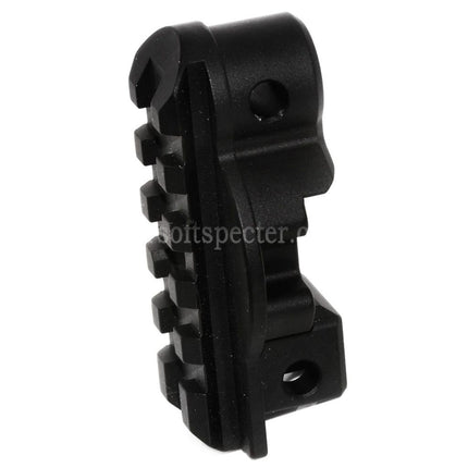 5KU 20mm M1913 Picatinny Rail Stock Adaptor End Cap for Umarex VFC MP5K PDW Series GBB Rifles Airsoft Black
