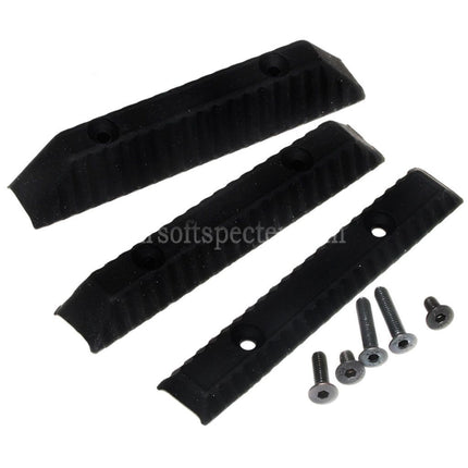 5KU 3pcs TPR Rubber Cheek Riser Pad For 5KU JMAC Style SS AB TS Rifles Stock Black