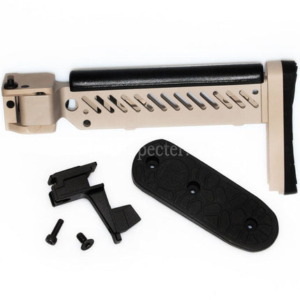 5KU PT-5 Side Folding Stock For Tokyo Marui AKM Series Rifles Airsoft