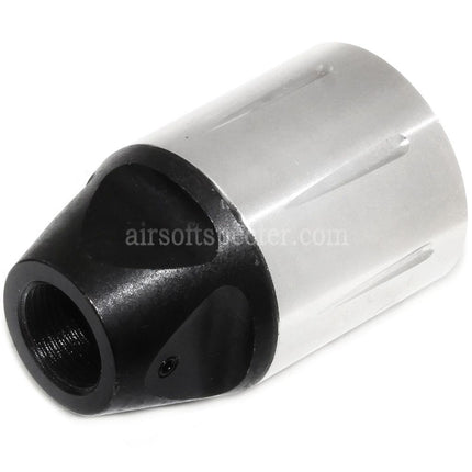 5KU 51mm SLR Style Flash Hider For -14mm CCW Counter-Clockwise Thread Barrel Rifles Airsoft Black