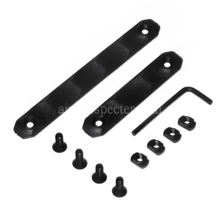 DOUBLE BELL 2 pièces Couvre Rail M-Lok en Polymère Type-D