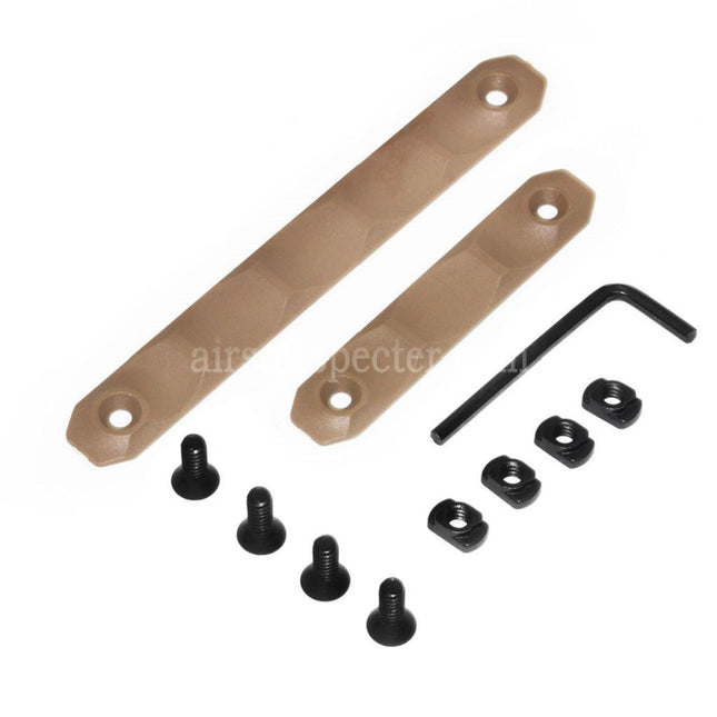DOUBLE BELL 2pcs Polymer M-Lok Rail Cover Type-D