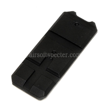 Section de rail E&C pour pistolets GBB Airsoft Tokyo Marui Hi-Capa Series E&C Noir
