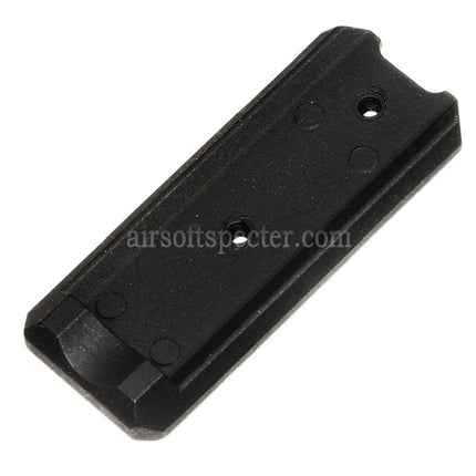 Section de rail E&C pour pistolets GBB Airsoft Tokyo Marui Hi-Capa Series E&C Noir