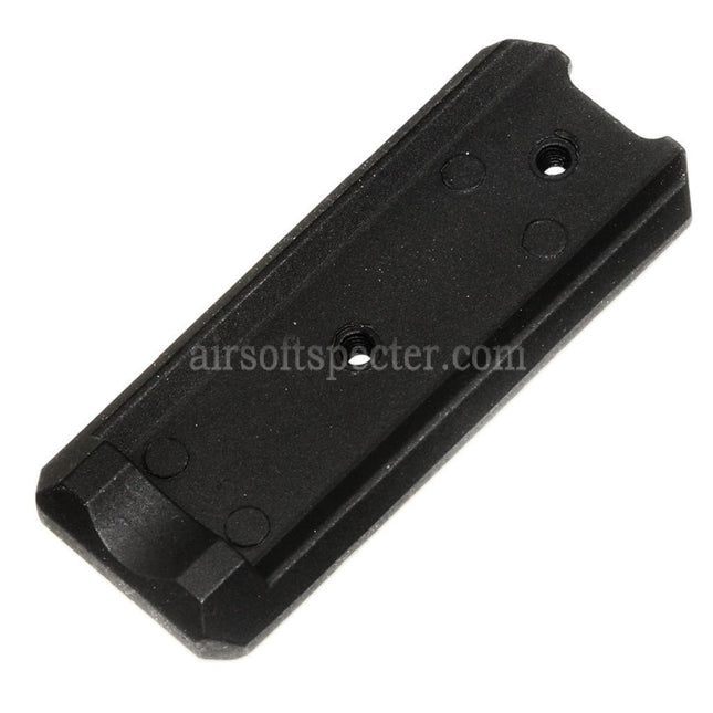 Section de rail E&C pour pistolets GBB Airsoft Tokyo Marui Hi-Capa Series E&C Noir