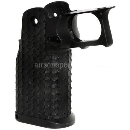 E&C Combat Master Polymer Pistol Grip For E&C Tokyo Marui Hi-Capa Series GBB Pistols Airsoft Black