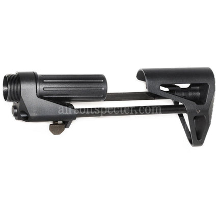 Crosse rétractable 5KU SCW PDW pour répliques airsoft Tokyo Marui M4 MWS Series GBB, noire