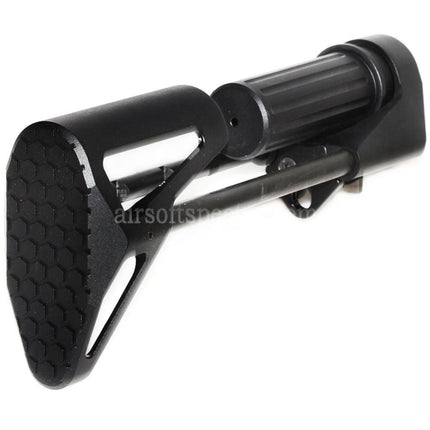 Crosse rétractable 5KU SCW PDW pour répliques airsoft Tokyo Marui M4 MWS Series GBB, noire