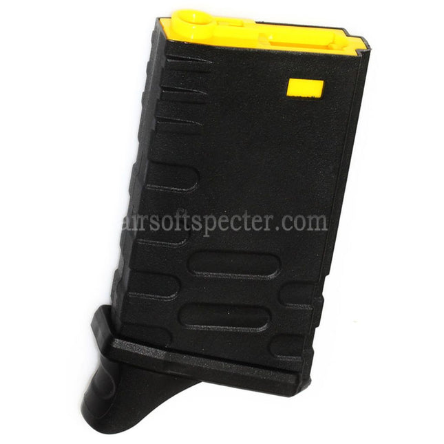 APS 190rd Polymer M16VN Hi-Cap Magazine Colored Core for M4 M16 Series AEG Rifles Airsoft Black/Yellow
