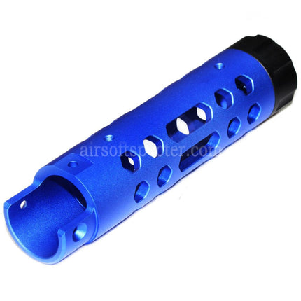Canon externe 5KU CNC en aluminium type A pour pistolets Airsoft GBB ACTION ARMY AAP-01