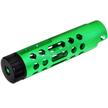 Canon externe 5KU CNC en aluminium type A pour pistolets Airsoft GBB ACTION ARMY AAP-01