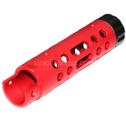 Canon externe 5KU CNC en aluminium type A pour pistolets Airsoft GBB ACTION ARMY AAP-01