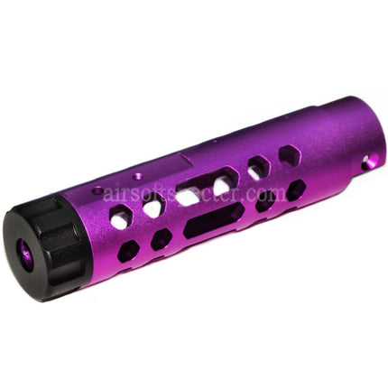 Canon externe 5KU CNC en aluminium type A pour pistolets Airsoft GBB ACTION ARMY AAP-01