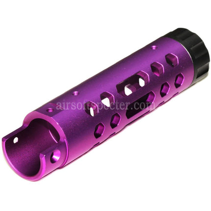 Canon externe 5KU CNC en aluminium type A pour pistolets Airsoft GBB ACTION ARMY AAP-01