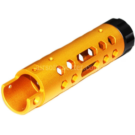 Canon externe 5KU CNC en aluminium type A pour pistolets Airsoft GBB ACTION ARMY AAP-01