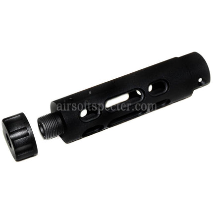 5KU Canon externe CNC en aluminium Type-B pour pistolets GBB ACTION ARMY AAP-01 Airsoft